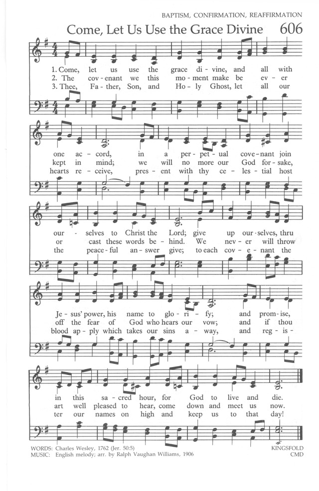 The United Methodist Hymnal page 609