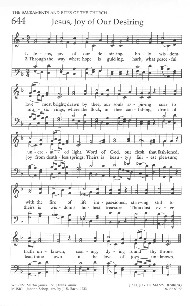 The United Methodist Hymnal page 650