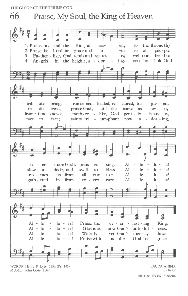 The United Methodist Hymnal page 66