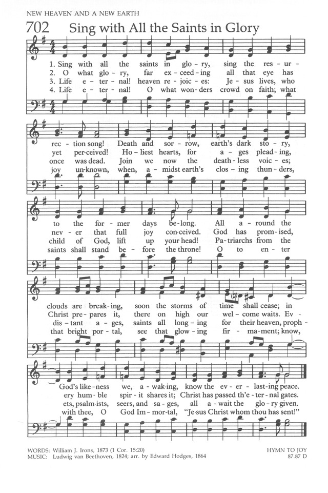The United Methodist Hymnal page 698