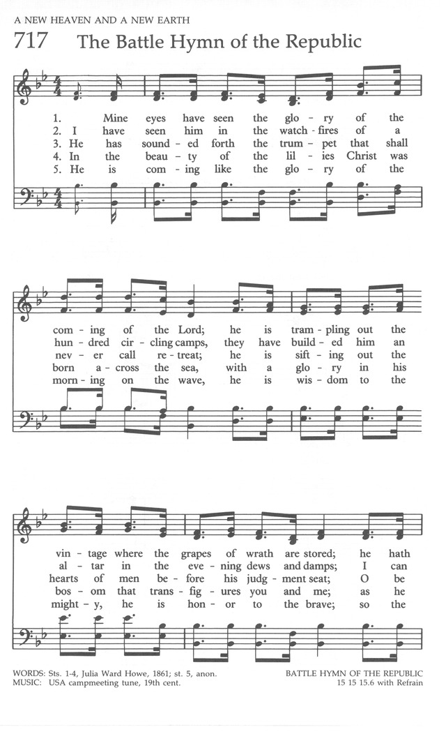 The United Methodist Hymnal page 714