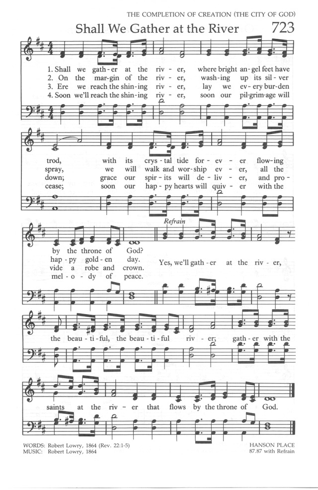 The United Methodist Hymnal page 721