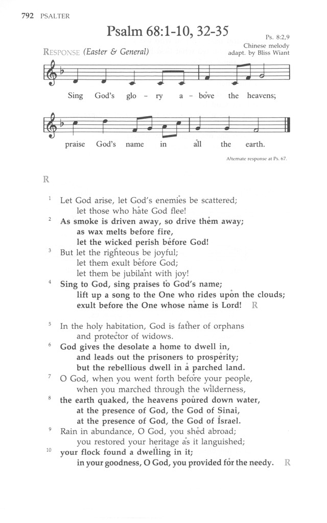 The United Methodist Hymnal page 792
