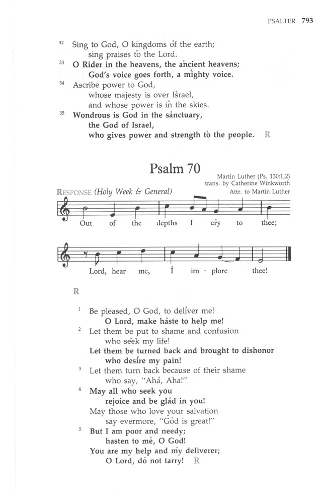 The United Methodist Hymnal page 793