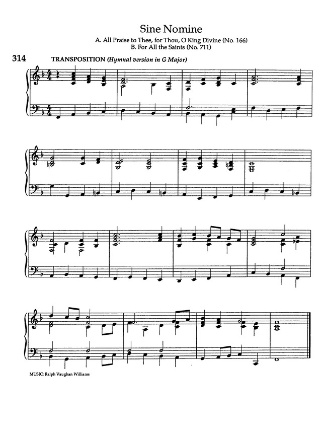 The United Methodist Hymnal Music Supplement page 231