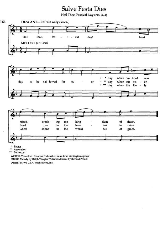 The United Methodist Hymnal Music Supplement II page 157