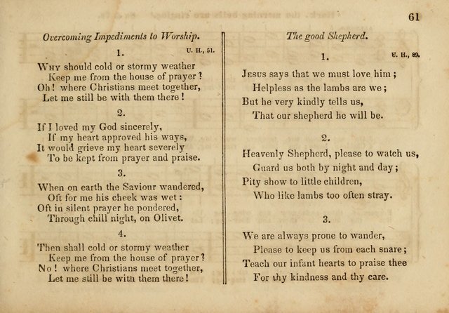 The Union Singing Book: arranged for and adapted to the Sunday school union hymn book page 59