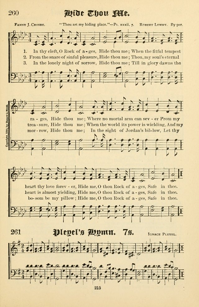 Unfading Treasures: a compilation of sacred songs and hymns, adapted for use by Sunday schools, Epworth Leagues, endeavor societies, pastors, evangelists, choristers, etc. page 215