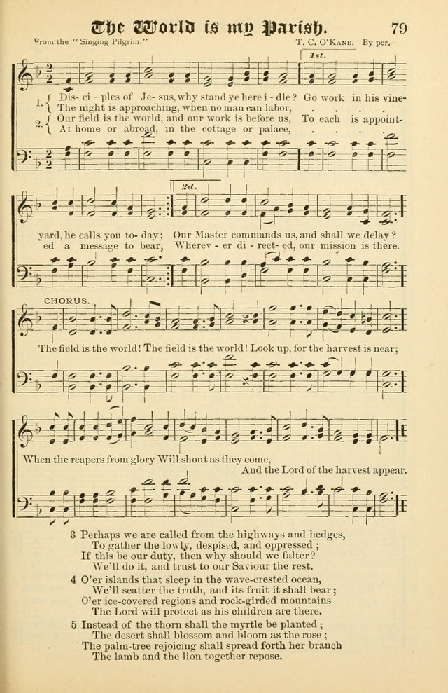 Unfading Treasures: a compilation of sacred songs and hymns, adapted for use by Sunday schools, Epworth Leagues, endeavor societies, pastors, evangelists, choristers, etc. page 79