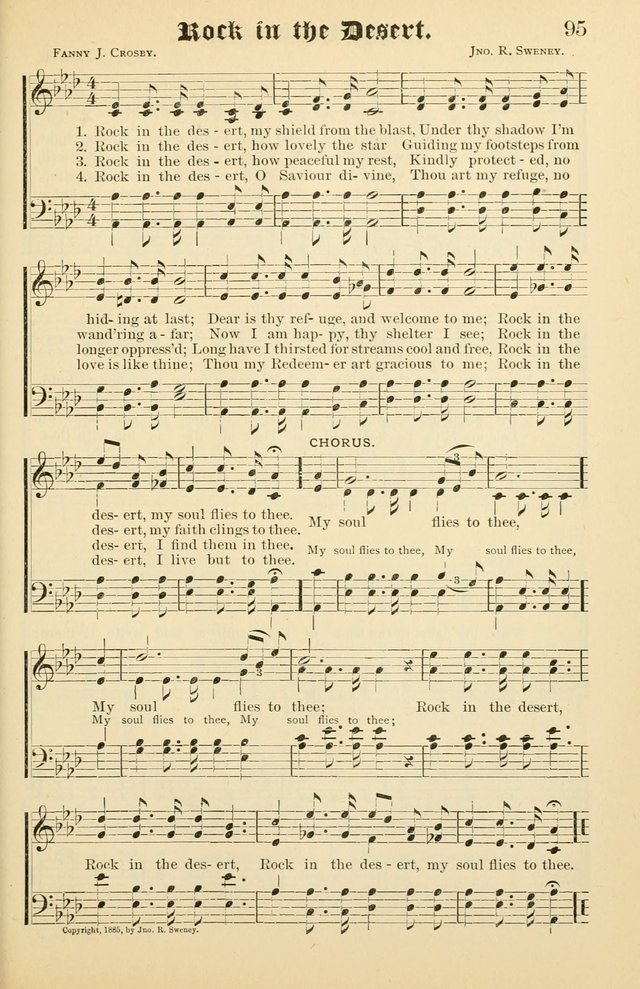 Unfading Treasures: a compilation of sacred songs and hymns, adapted for use by Sunday schools, Epworth Leagues, endeavor societies, pastors, evangelists, choristers, etc. page 95
