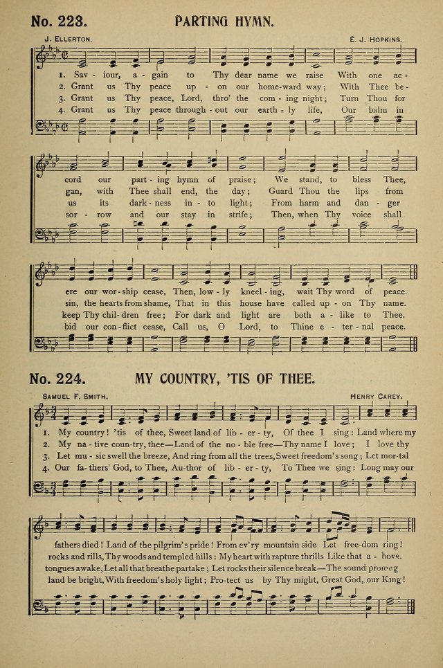 Uplifted Voices: a 20th century hymn book for sunday-schools and devotional meetings page 213