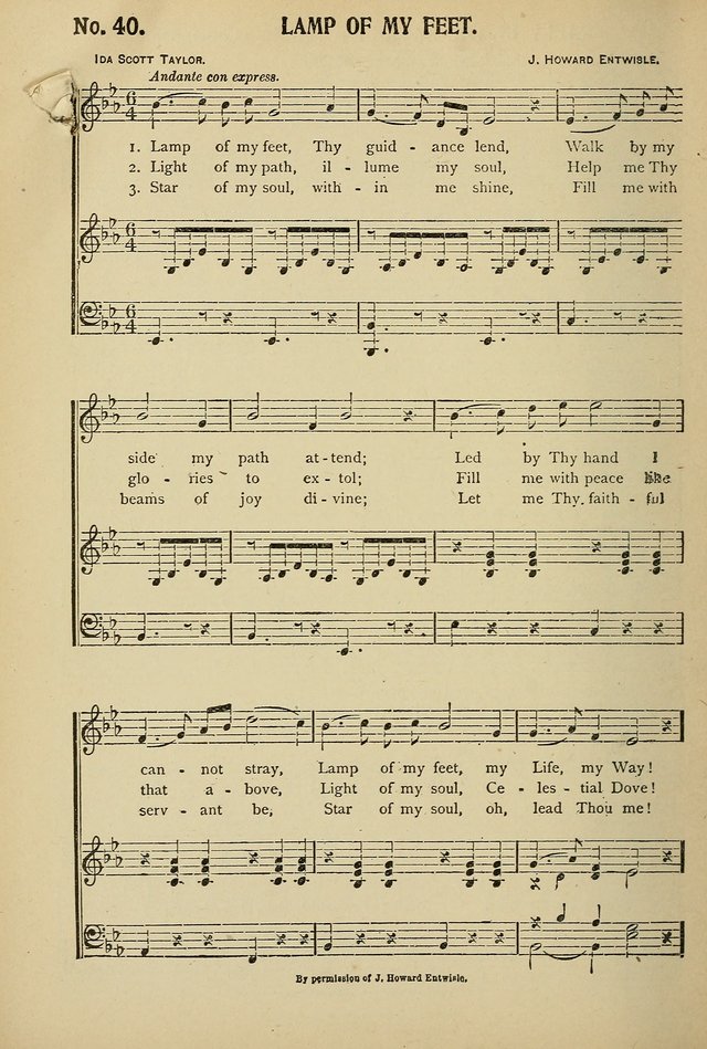 Uplifted Voices: a 20th century hymn book for sunday-schools and devotional meetings page 40