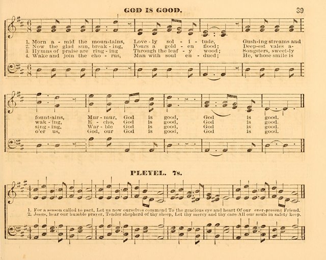 The Violet: a book of music and hymns, with lessons of instruction designed for Sunday Schools, social meetings, and home circles page 39