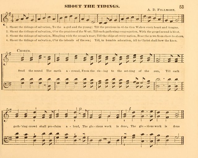 The Violet: a book of music and hymns, with lessons of instruction designed for Sunday Schools, social meetings, and home circles page 53