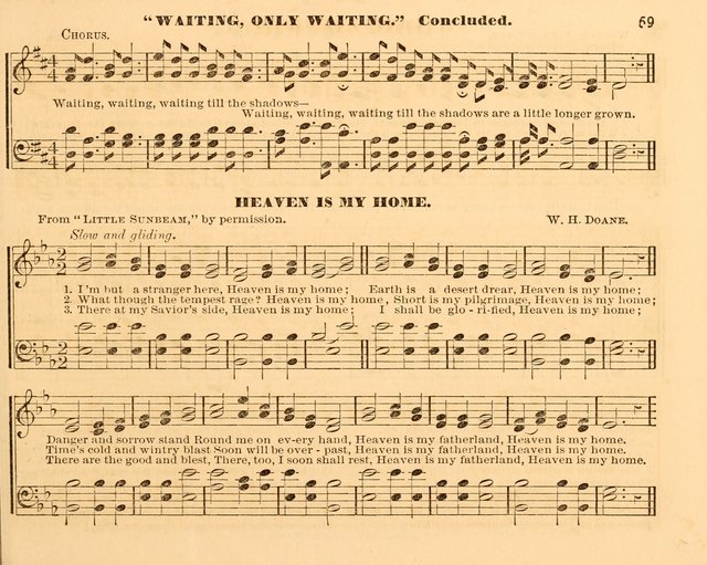 The Violet: a book of music and hymns, with lessons of instruction designed for Sunday Schools, social meetings, and home circles page 59