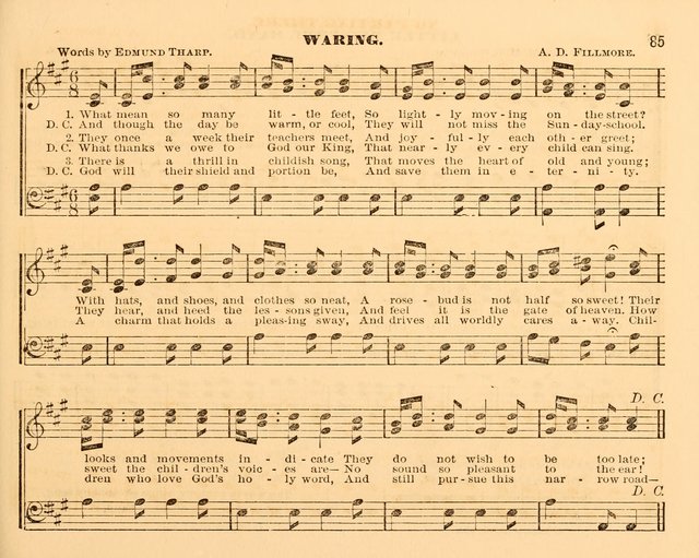 The Violet: a book of music and hymns, with lessons of instruction designed for Sunday Schools, social meetings, and home circles page 85