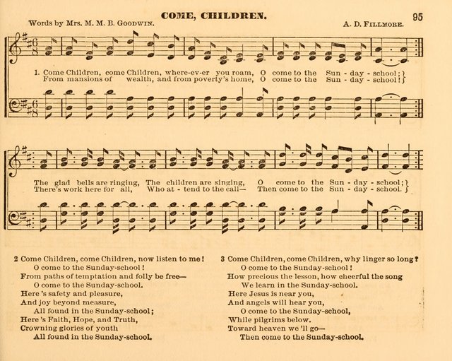 The Violet: a book of music and hymns, with lessons of instruction designed for Sunday Schools, social meetings, and home circles page 95