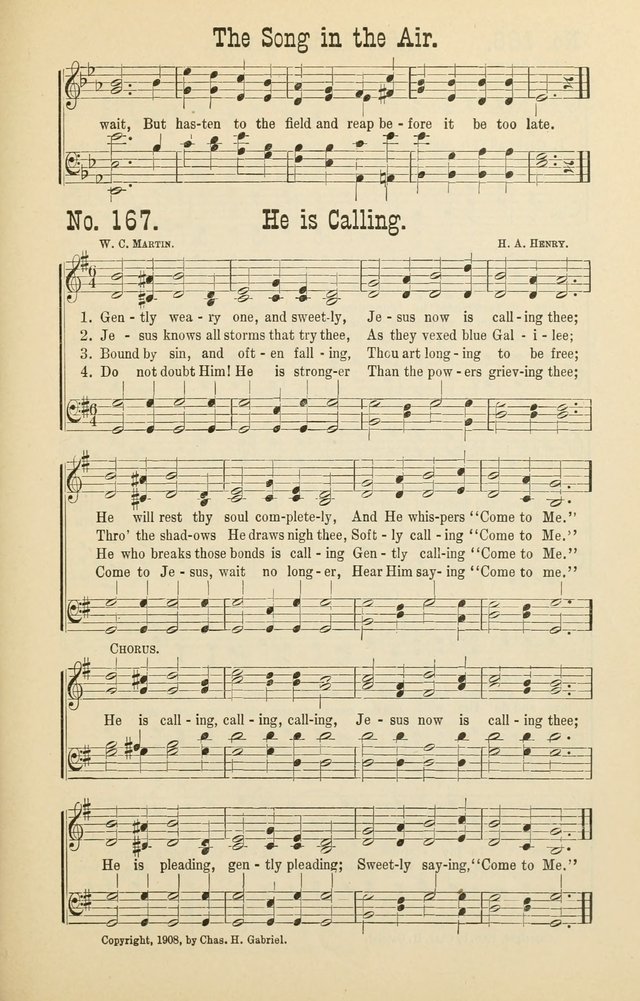 The Victory: a collection of popular Sunday school songs new and old page 167