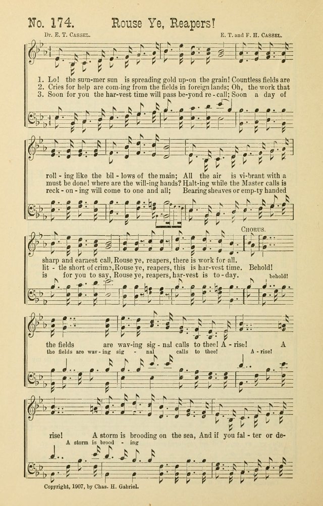 The Victory: a collection of popular Sunday school songs new and old page 174