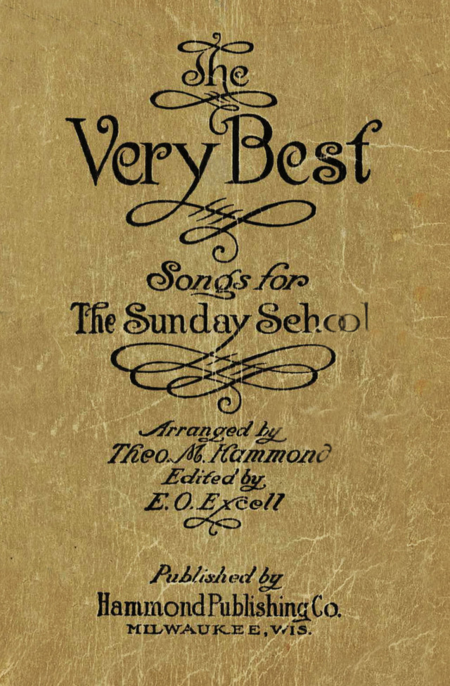 The Very Best: Songs for the Sunday School page cover
