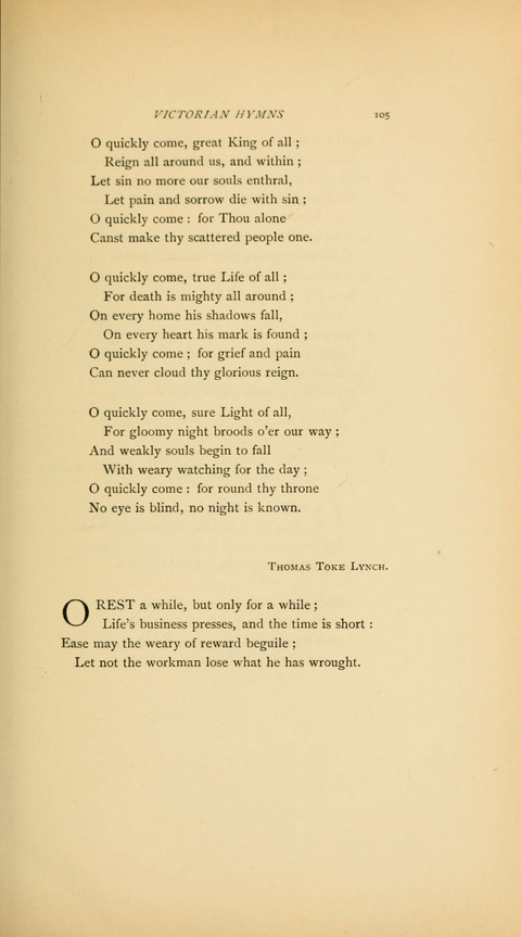 Victorian Hymns: English sacred songs of fifty years page 105