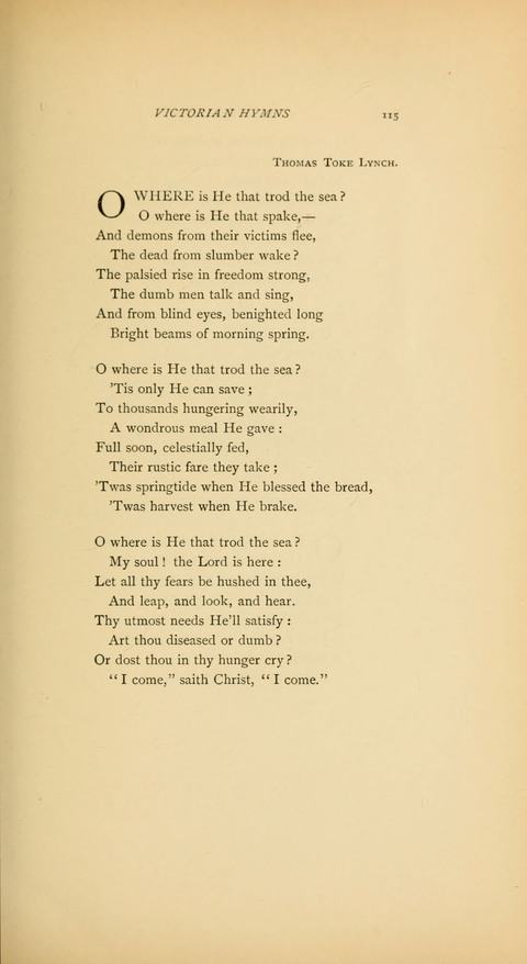 Victorian Hymns: English sacred songs of fifty years page 115