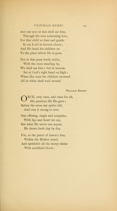 Victorian Hymns: English sacred songs of fifty years page 119