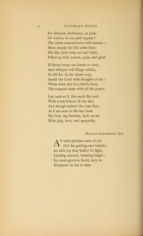 Victorian Hymns: English sacred songs of fifty years page 12