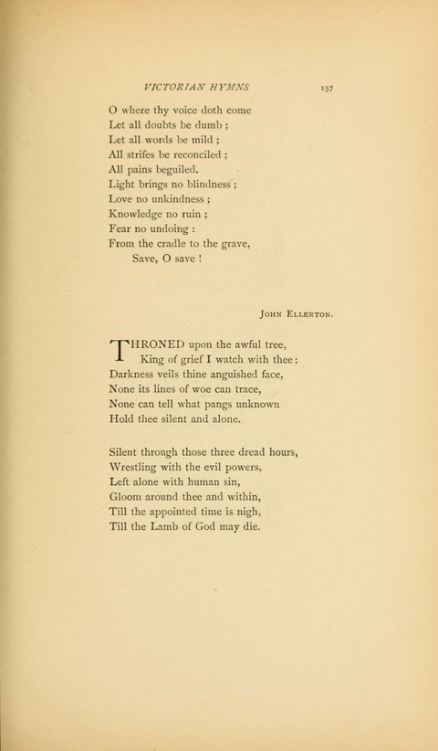 Victorian Hymns: English sacred songs of fifty years page 157