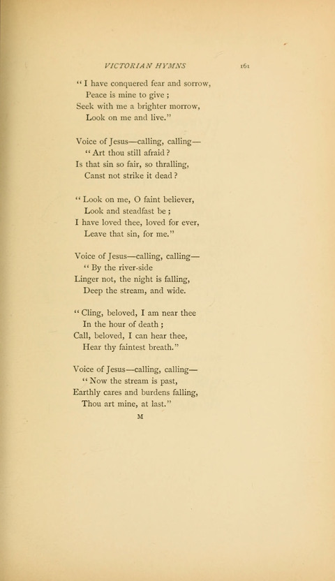Victorian Hymns: English sacred songs of fifty years page 161