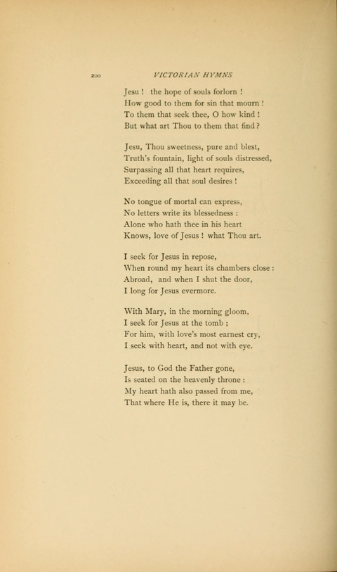 Victorian Hymns: English sacred songs of fifty years page 200