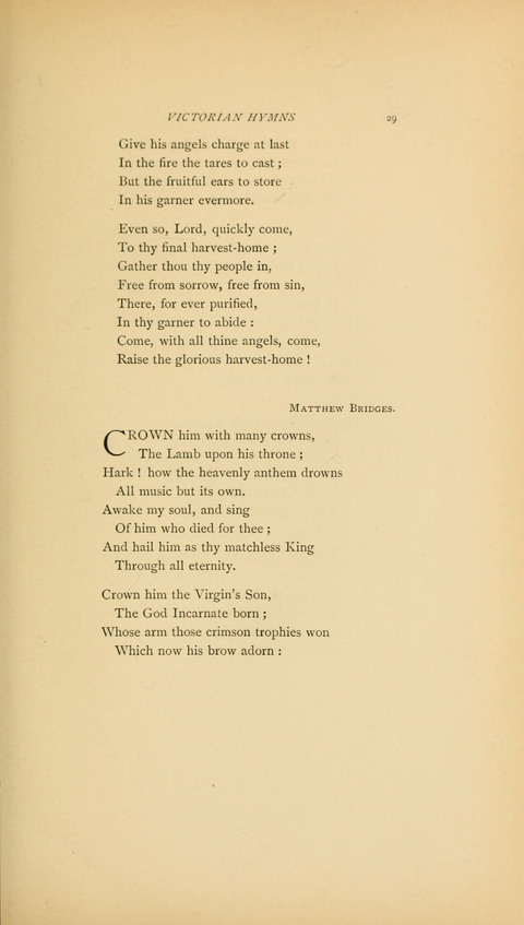 Victorian Hymns: English sacred songs of fifty years page 29