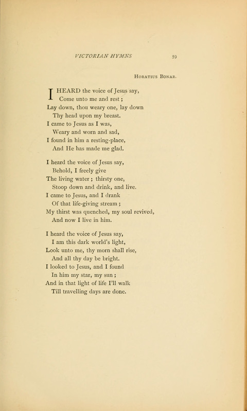 Victorian Hymns: English sacred songs of fifty years page 59
