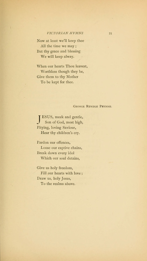 Victorian Hymns: English sacred songs of fifty years page 75