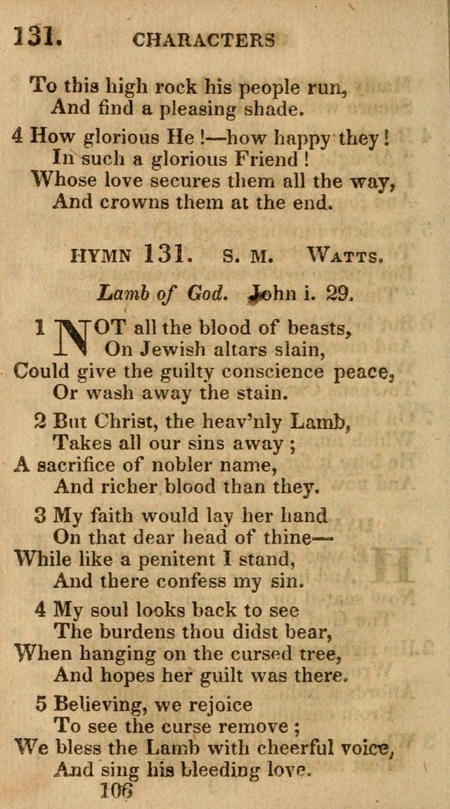 Village Hymns for Social Worship, Selected and Original: designed as a supplement to the Psalms and Hymns of Dr. Watts (6th ed.) page 108