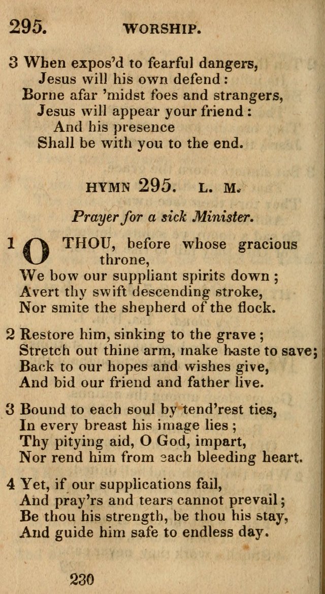 Village Hymns for Social Worship, Selected and Original: designed as a supplement to the Psalms and Hymns of Dr. Watts (6th ed.) page 232