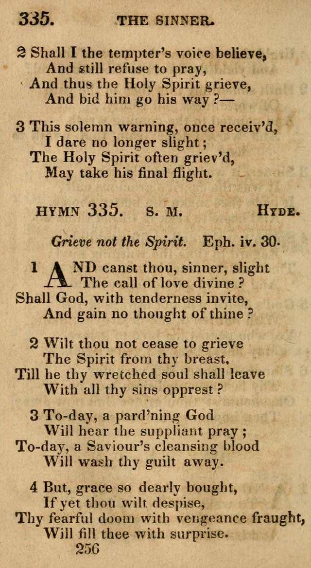 Village Hymns for Social Worship, Selected and Original: designed as a supplement to the Psalms and Hymns of Dr. Watts (6th ed.) page 260