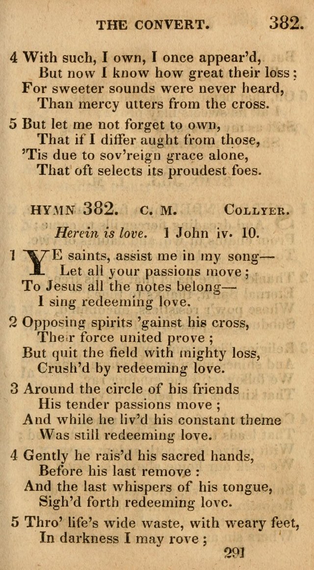 Village Hymns for Social Worship, Selected and Original: designed as a supplement to the Psalms and Hymns of Dr. Watts (6th ed.) page 295