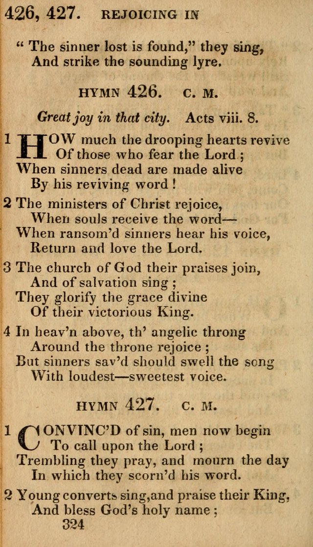 Village Hymns for Social Worship, Selected and Original: designed as a supplement to the Psalms and Hymns of Dr. Watts (6th ed.) page 330