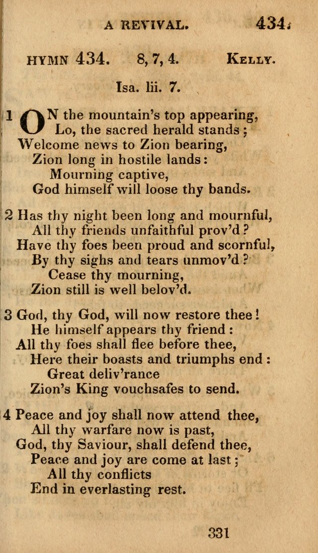 Village Hymns for Social Worship, Selected and Original: designed as a supplement to the Psalms and Hymns of Dr. Watts (6th ed.) page 337
