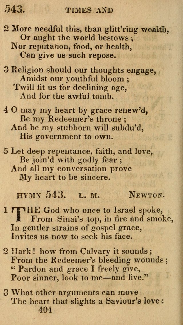 Village Hymns for Social Worship, Selected and Original: designed as a supplement to the Psalms and Hymns of Dr. Watts (6th ed.) page 418