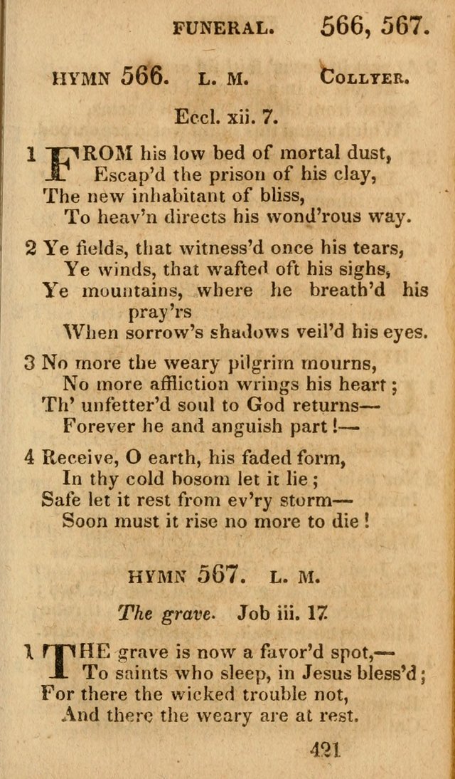Village Hymns for Social Worship, Selected and Original: designed as a supplement to the Psalms and Hymns of Dr. Watts (6th ed.) page 435