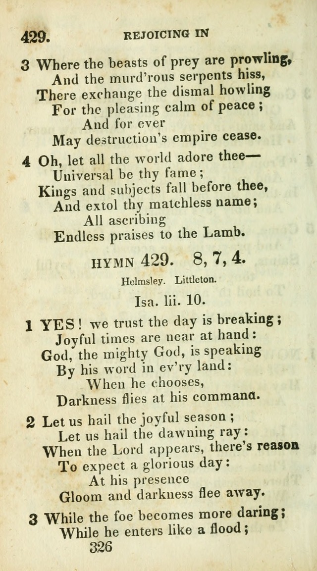 Village hymns for social worship, selected and original: designed as a supplement to Dr. Watts