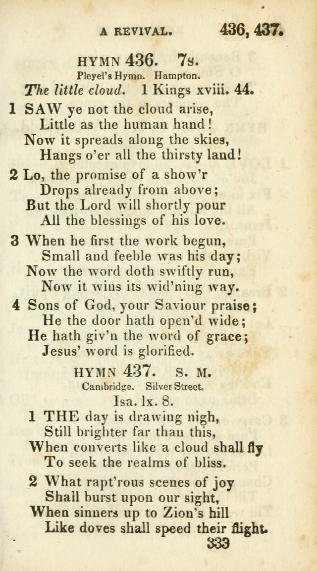 Village hymns for social worship, selected and original: designed as a supplement to Dr. Watts