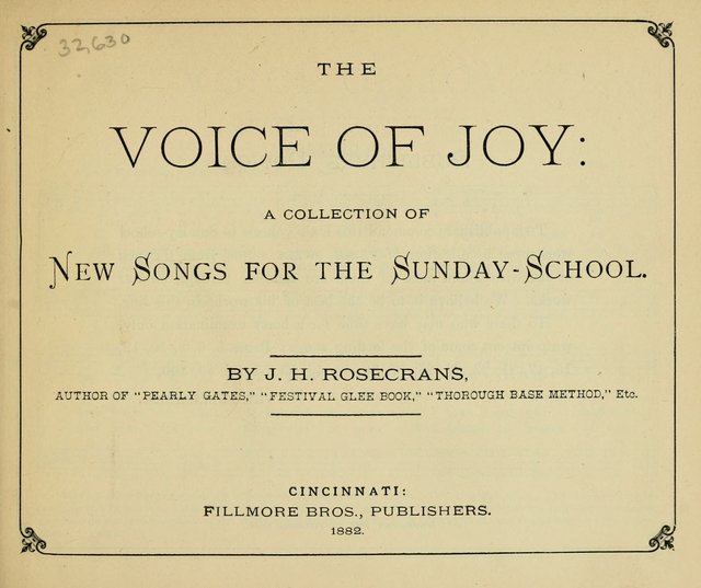 The Voice of Joy: A Collection of New Songs for the Sunday-School page 6