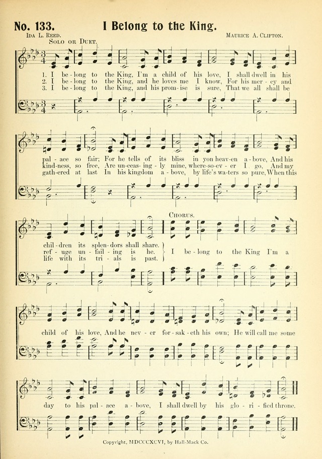 The Voice of Praise No. 2: a complete collection of Scriptural, gospel, Sunday-school and praise service songs page 138