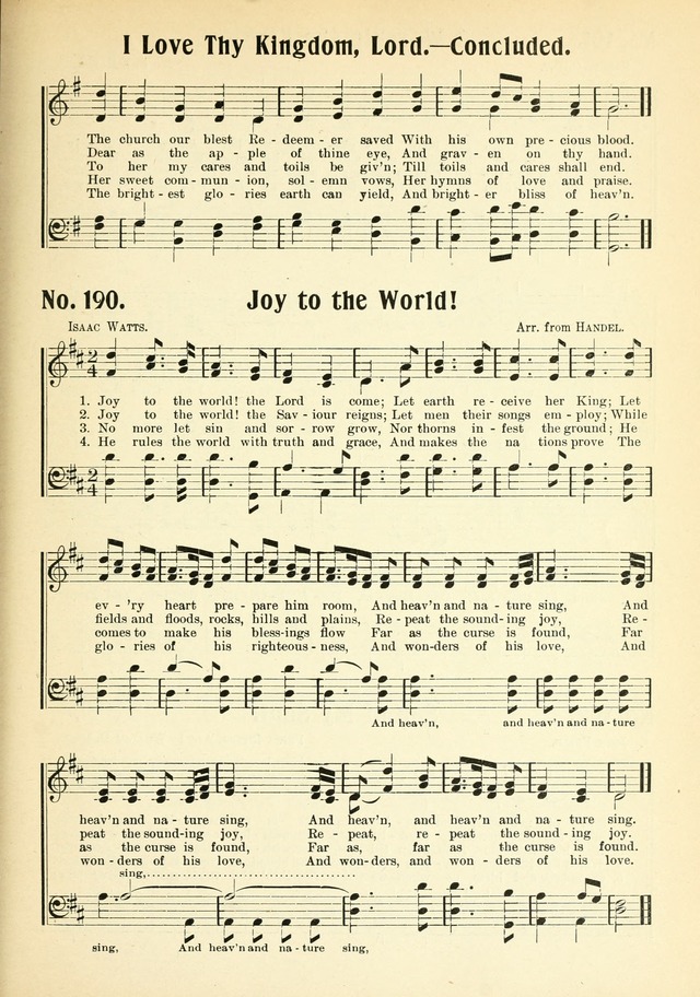 The Voice of Praise No. 2: a complete collection of Scriptural, gospel, Sunday-school and praise service songs page 188