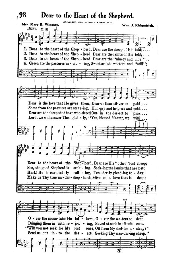 Victory Songs: For the Church, Sunday School and Evangelistic Services. page 100