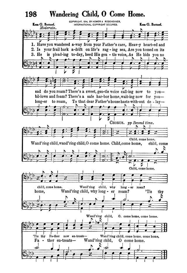 Victory Songs: For the Church, Sunday School and Evangelistic Services. page 197