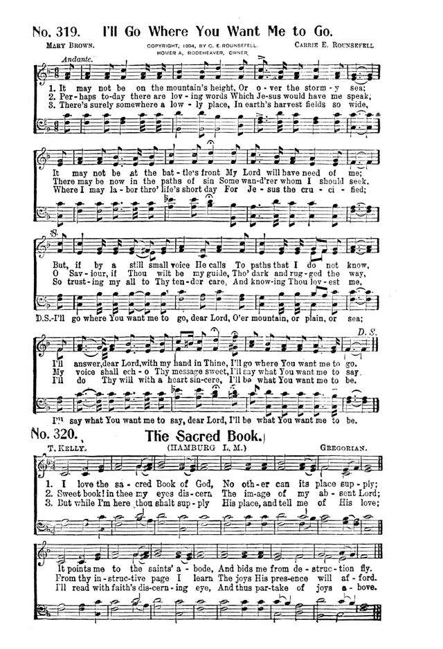 Victory Songs: For the Church, Sunday School and Evangelistic Services. page 272